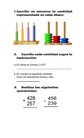 Operaciones básicas