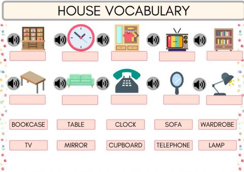 HOUSE vocabulary