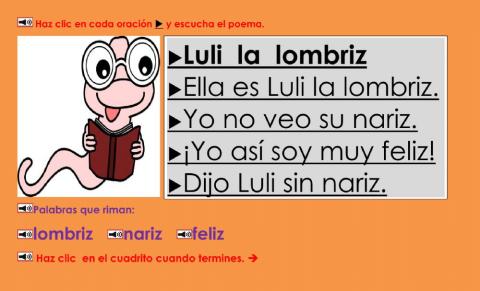 Luli la lombriz: Escuchar