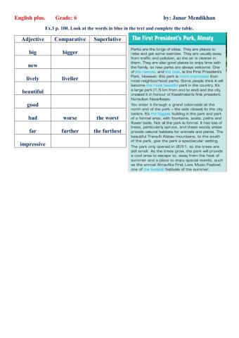 Unit 8  Our neighbourhood