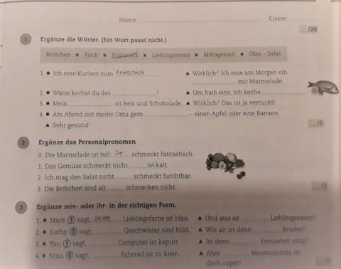 TEST Kapitel 9 Beste Freunde A1