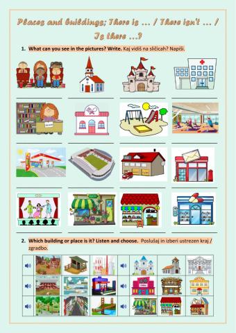 Buildings and places- there is