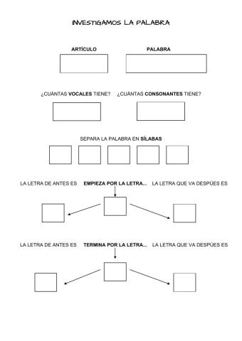 Investigamos la palabra