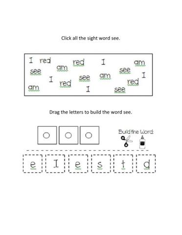 Sight word see