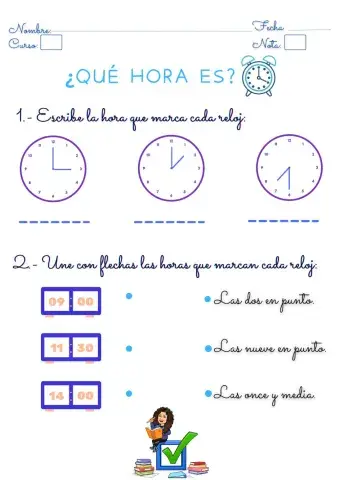 Las horas.