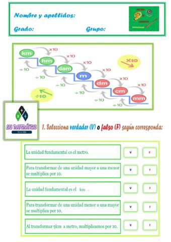 Unidades de medida -Longitud- 3