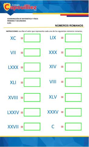 Números Romanos No.2