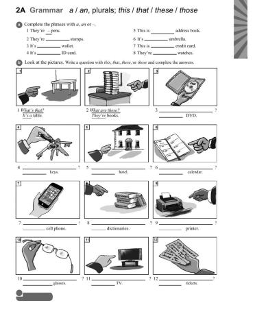 This, that, these and those