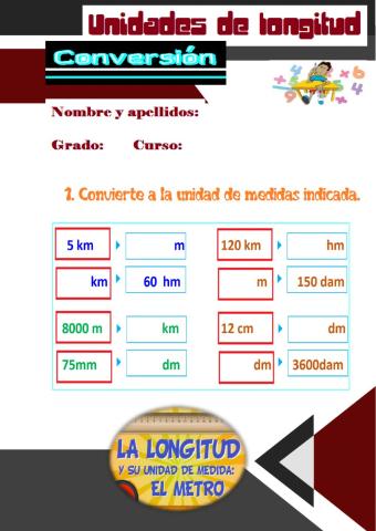 Unidades de medida -Longitud- 5