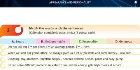 7 unıt 1 appearance match the words with the the sentences crazy