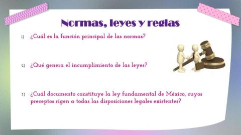 Normas, reglas y leyes