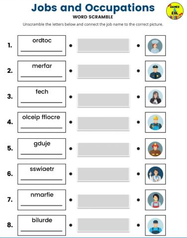 Job and occupations LINC 3