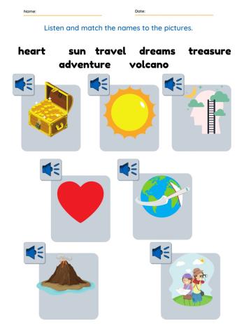 Adventure vocabulary