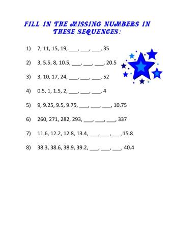 Number Sequences