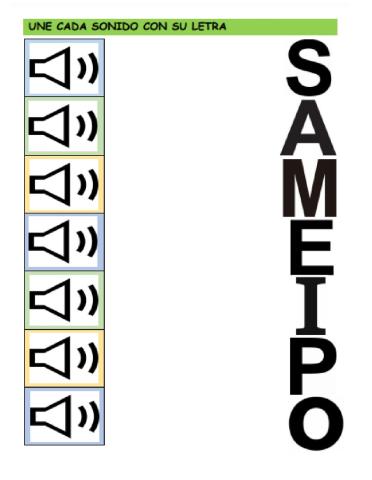 Sonidos de letras