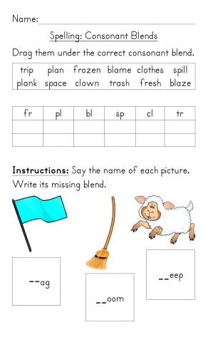 Consonant Blend