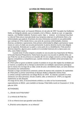 Biografía Frida Kahlo 2