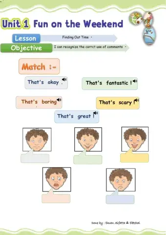 Unit 1fun on the weekend l1