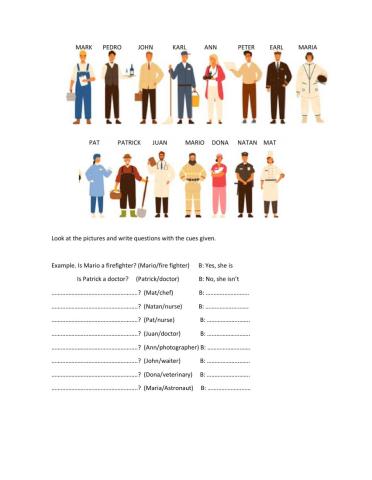 Verb to be Yes-no questions