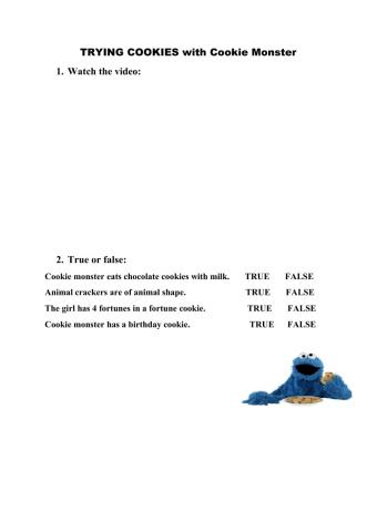 Trying Cookies with Cookie Monster