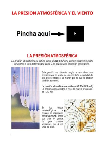 La presión atmosférica