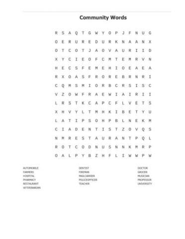 Community Word Search