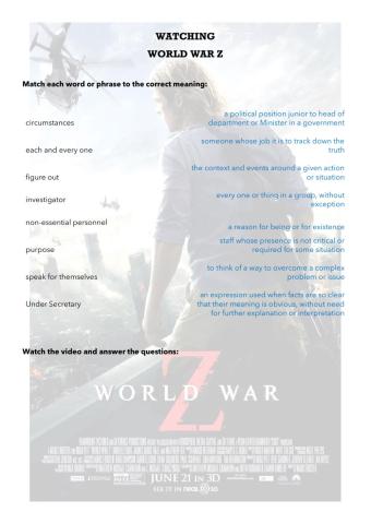 (2T) Watching - World War Z