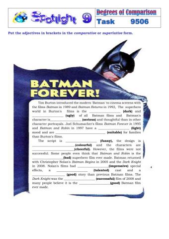 Spotlight 9 Task 9506