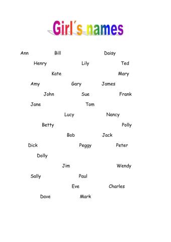 Girl-s names