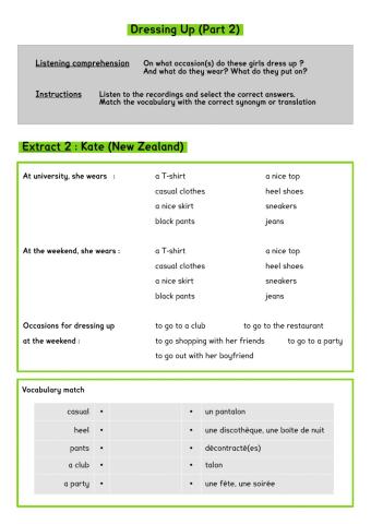 Dressing up (part 2)