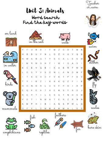 Unit 3: Animals