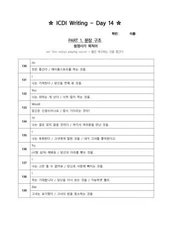 남산중 3학년 작문연습(14)