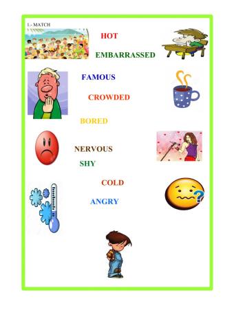 Vocabulary adjetivos