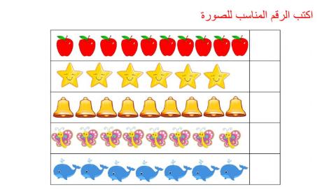 كتابة الارقام من 6 الى 10 - ريم هزايمه
