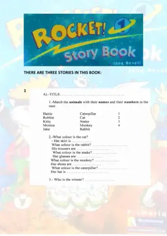Rocket Story Book