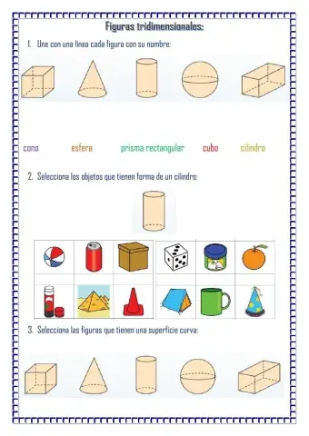 Figuras tridimensionales