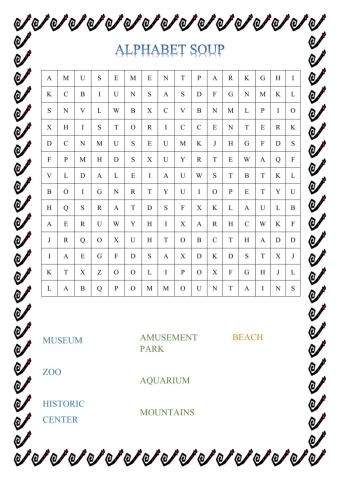 Tourist Attractions 1