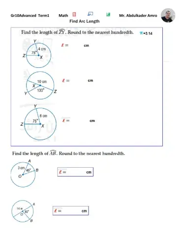 Find Arc Length