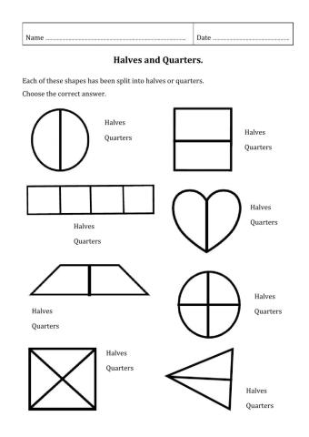 Halves and Quarters