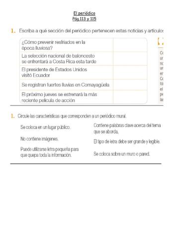 Español 3G-P113 y 115