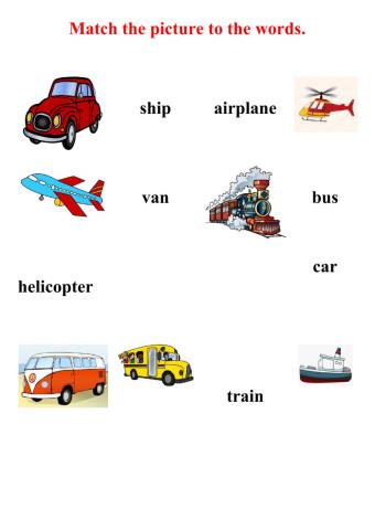 Transport (Vocabulary)