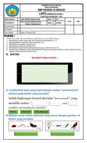 LKPD 4 S-2 Kls 7 - B.Ida
