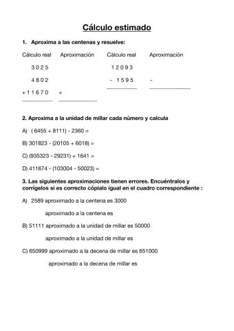 Cálculo estimado