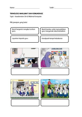 TMK - Keselamatan Diri di Makmal Komputer