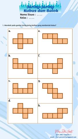 Jaring-jaring Kubus dan Balok (Geometri)