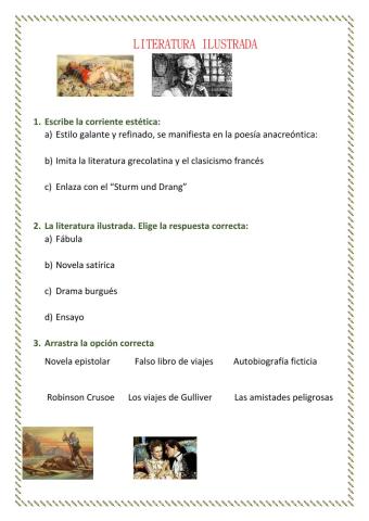 Literatura del siglo XVIII
