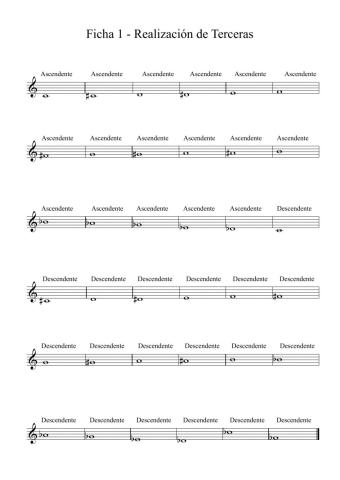 Realización de Terceras menores