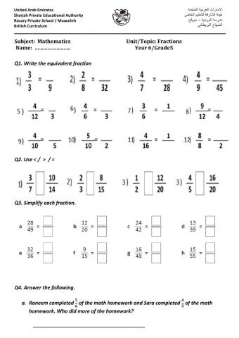 Fractions