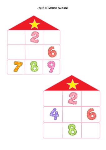 Qué número falta