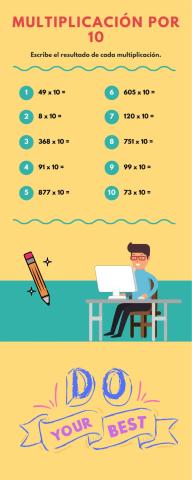 Multiplicación por 10